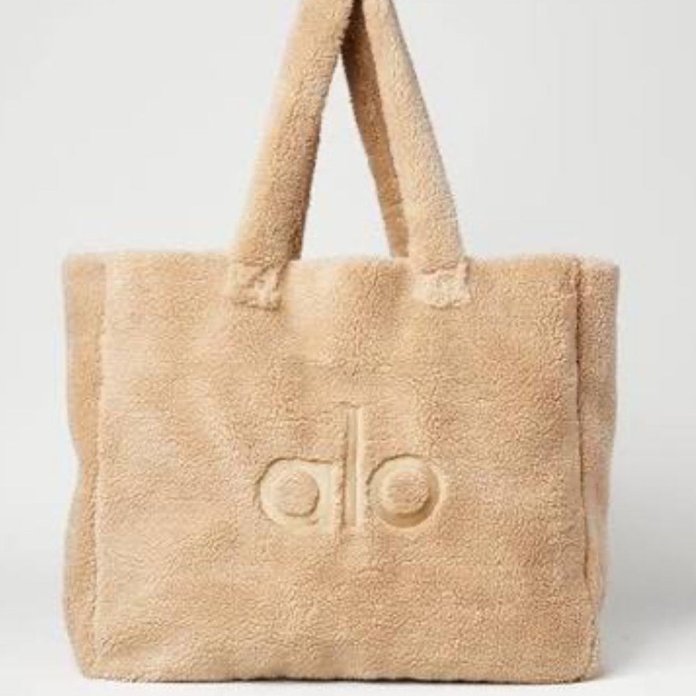 Alo Fur Tan Tote Bag